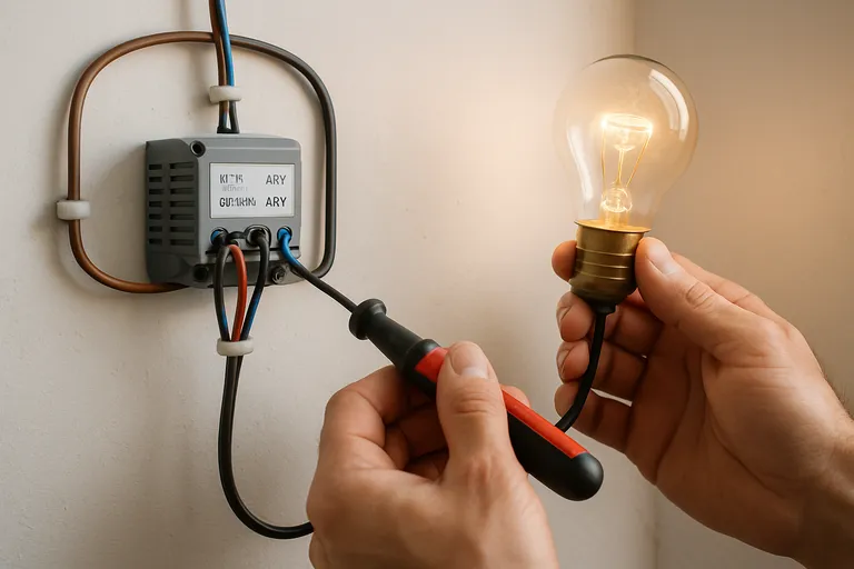 Installatie en voeding van 42 volt verlichting