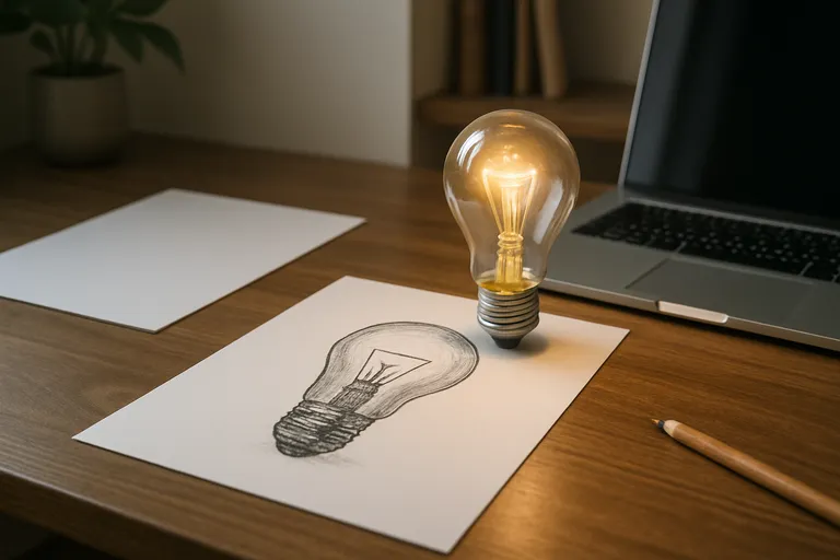 Kiezen of zelf maken van een gloeilamp prent