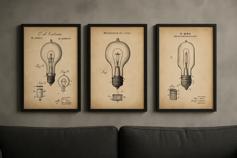 Stijlen en themas van gloeilamp prenten