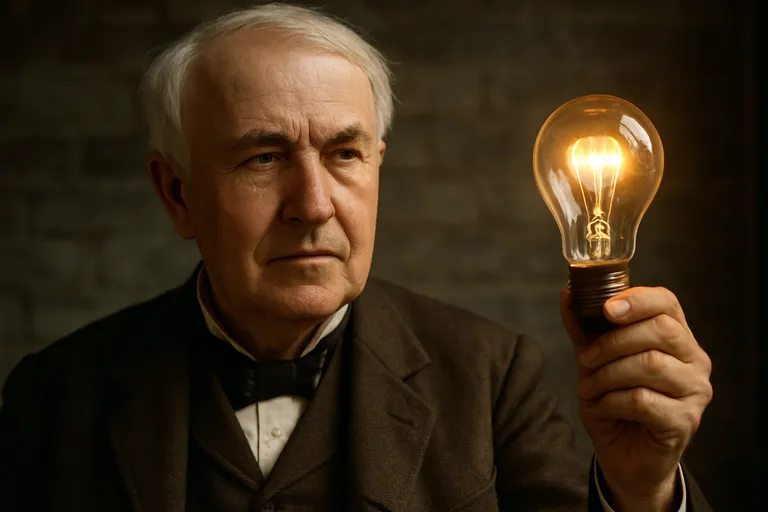 Hoe thomas edison met de gloeilamp het elektrische licht voor iedereen bereikbaar maakte