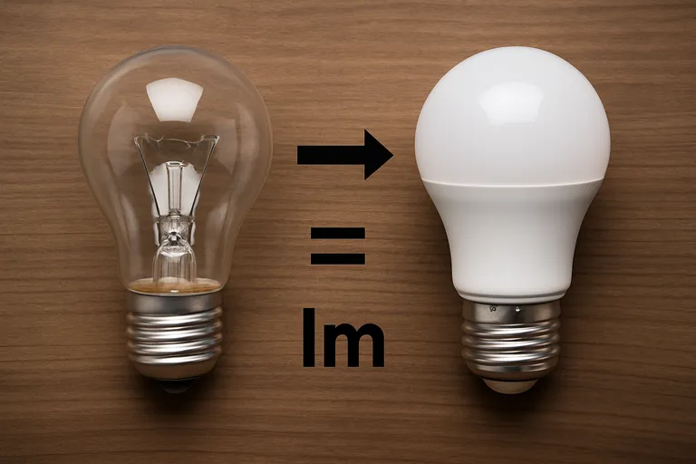 Wat betekent gloeilamp naar LED omrekenen