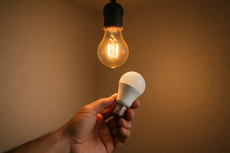 Zo vervang je een 60W gloeilamp door LED